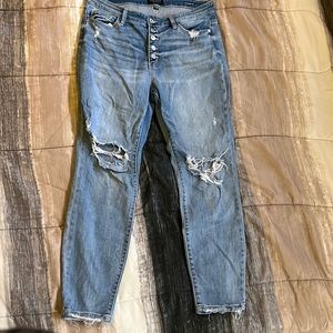 Judy Blue Distressed jeans, size 11, boyfriend fit